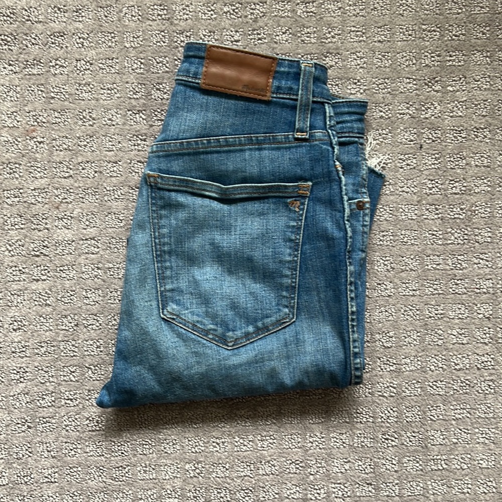 Madewell curvy high rise skinny jeans